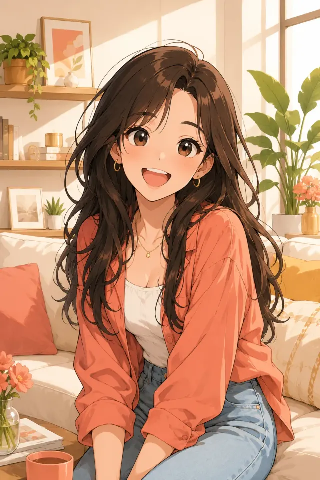 Escena feliz de día
