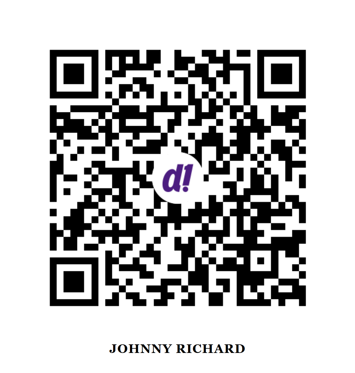 Código QR de Deuna para pagar a Johnny Richard